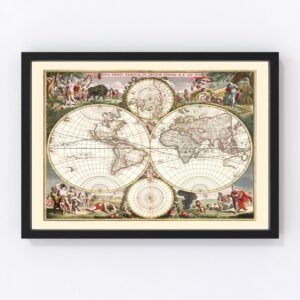World Map 1682