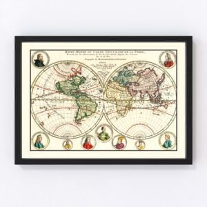 World Map 1717