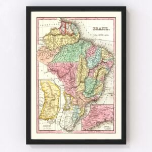 Brazil Map 1842