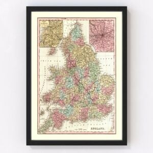 England Map 1842