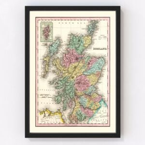 Scotland Map 1842