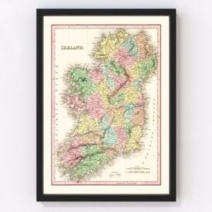 Ireland Map 1836