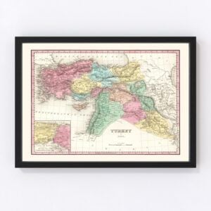 Turkey Map 1836
