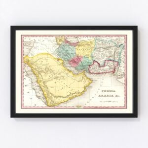 Arabia Persia Map 1836