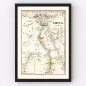 Egypt Map 1836