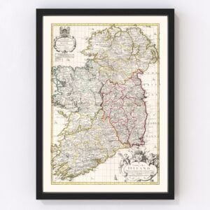 Ireland Map 1714