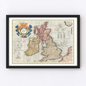 England Scotland Ireland Map 1623