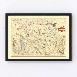 Burgundy France Map 1623