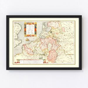 Belgium Map 1623