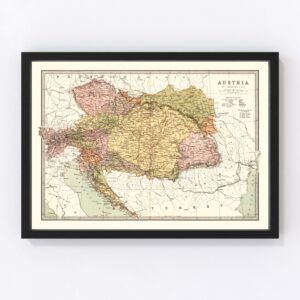 Austria Map 1871