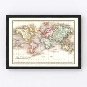 World Map 1832