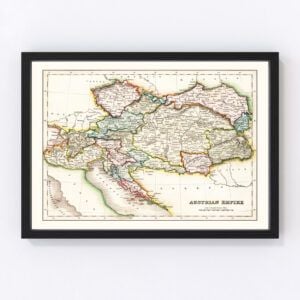 Austria Hungary Italy Slovakia Map 1832