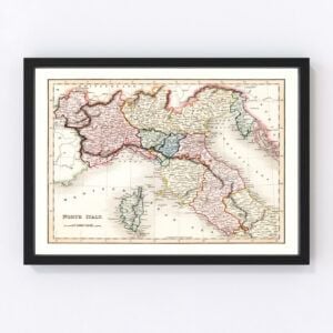 Italy Map 1832