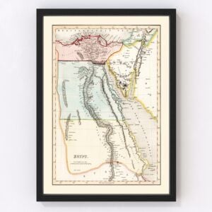 Egypt Map 1832