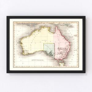 Australia Map 1832
