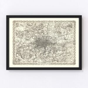 London Map 1886