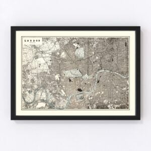 London Map 1893