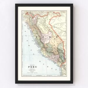 Peru Map 1901