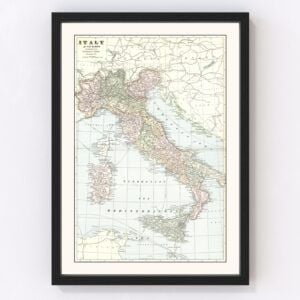 Italy Map 1901