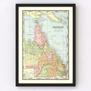 Australia Map 1901