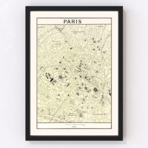 Paris Map 1901