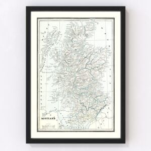 Scotland Map 1893