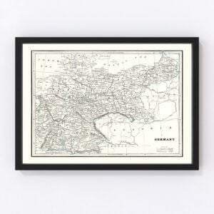 Germany Map 1893