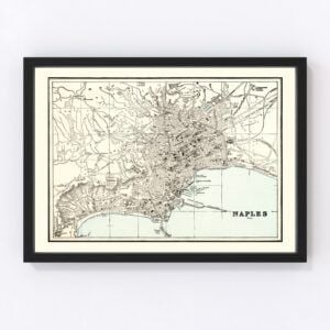 Naples Map 1893