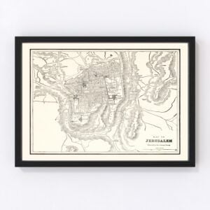 Jerusalem Map 1893