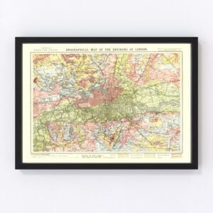 London Map 1883