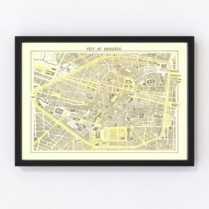 Brussels Map 1883