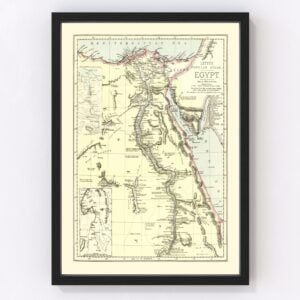 Egypt Map 1883