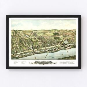 Windsor Locks Map 1877