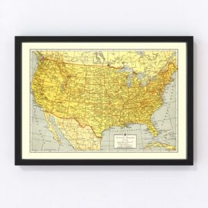 United States Map 1943