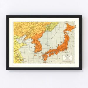 Japan Map 1943