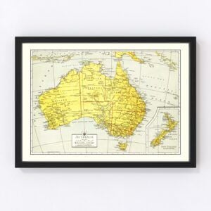 Australia Map 1943