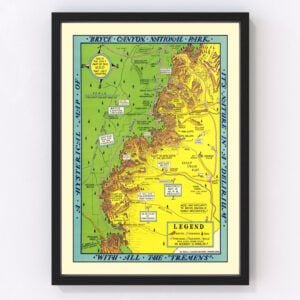 Bryce Canyon National Park Map 1940