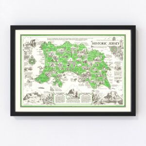 Jersey Map 1957