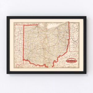 Ohio Map 1882