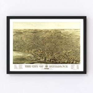 Buffalo Map 1880