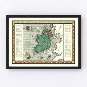 Ireland Northern Ireland Map 1929