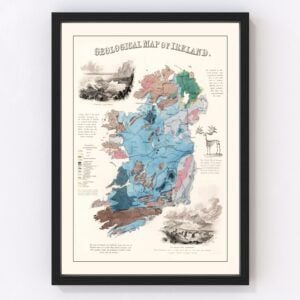 Ireland Map 1850