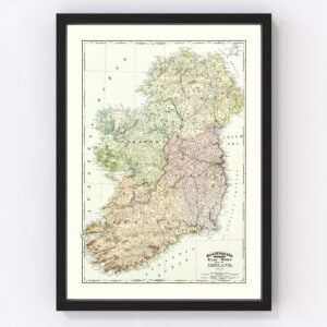 Ireland Map 1897