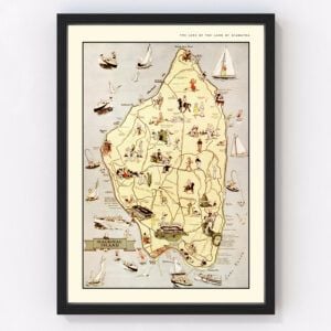 Mackinack Island Map 1936