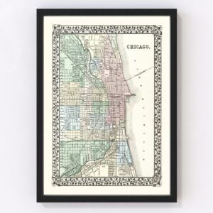 Chicago Map 1874