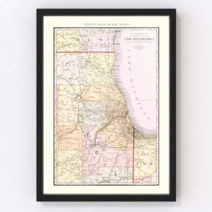 Chicago Map 1912