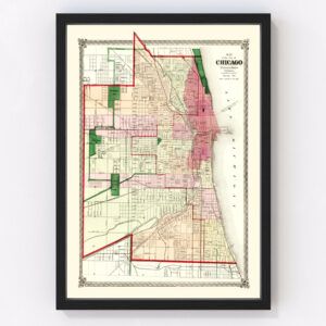 Chicago Map 1872