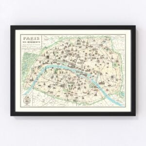 Paris Map 1905