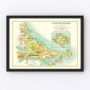 Tierra del Fuego Map 1933
