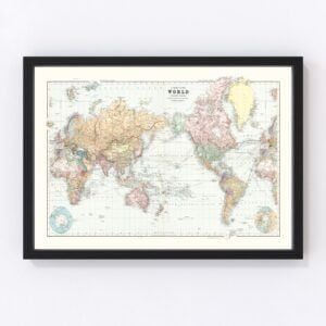World Map 1904